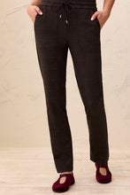 Tapered Leg Plaid Pant