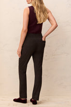 Tapered Leg Plaid Pant