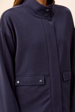Zipper Front Snap Pocket Jacket