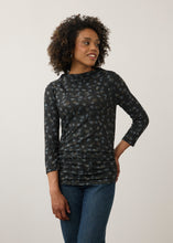 Mock Neck Doppel Dots Top