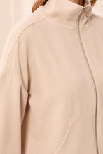 Mock Neck Zip Jacket