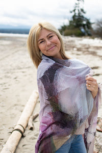 Peony Pillow Scarf