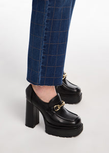 Window Pane Ankle Jean