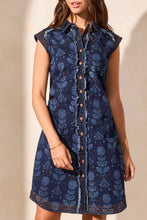 Printed Denim Dress