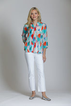 3/4 Sleeve mandarin Collar Blouse