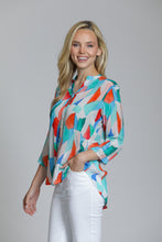 3/4 Sleeve mandarin Collar Blouse