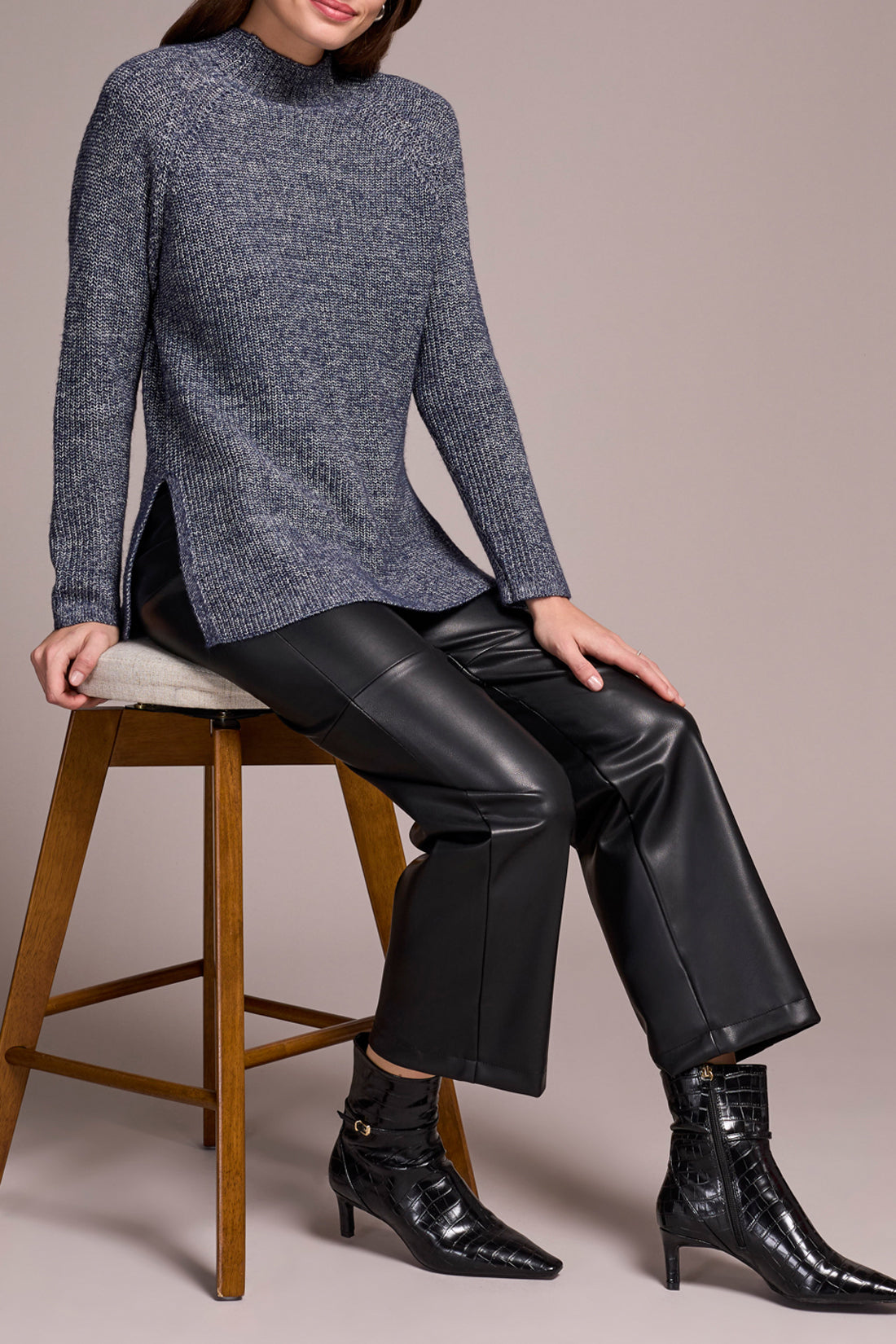 Heathered Knit Tunic