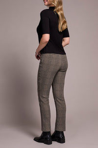 Funnel Neck Elbow Sleeve Top