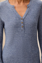 Henley Top with Buttons