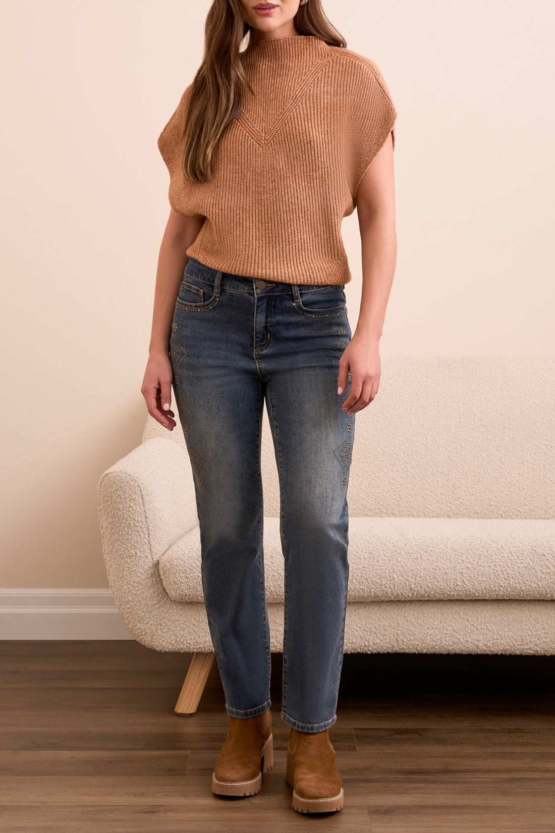 VIntage Studded Jeans