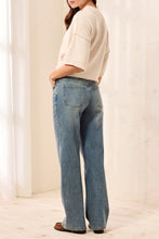 Mid Rise Jean with 3D Floral Detail