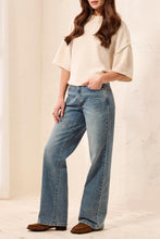 Mid Rise Jean with 3D Floral Detail