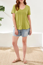 Embroidered V-Neck Top