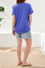 Embroidered V-Neck Top