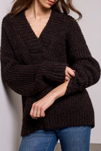V Neck Knit Sweater