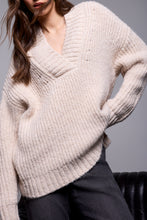 V Neck Knit Sweater