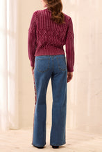Boot Cut Jean with Embroidered Sides
