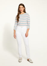 Suzanne Straight Leg White Denim