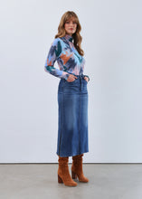 Denim Midi Skirt