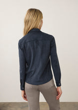 Long Sleeve Faux Suede Shirt