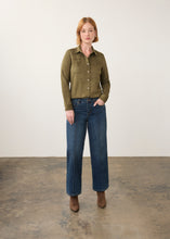 Long Sleeve Faux Suede Shirt