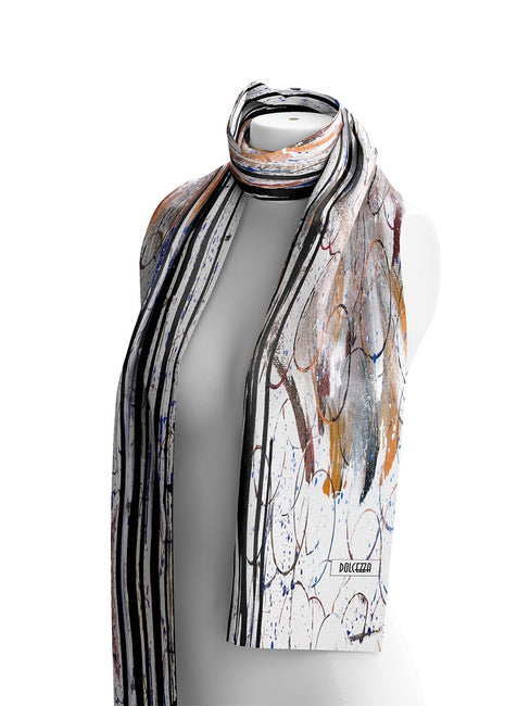 Gold/Plum Dolcezza Scarf