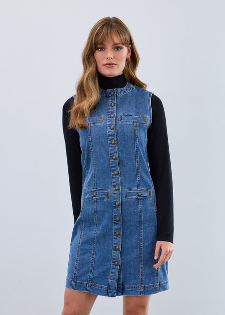 Long  Denim Vest