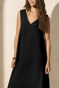 Sleeveless Cargo Maxi Dress