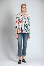 Abstract Multi Colour Top