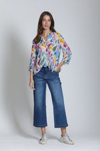 V-Neck Top with Tassel