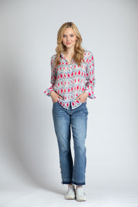 Ikat Print Shirt