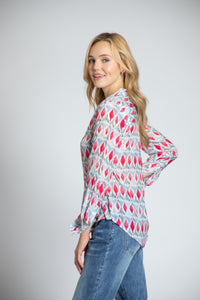 Ikat Print Shirt