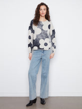 Reversible Print Sweater