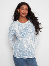 Reversible Print Sweater
