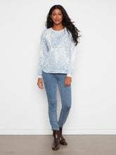Reversible Print Sweater