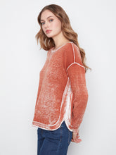 Washed Reversible Sweater
