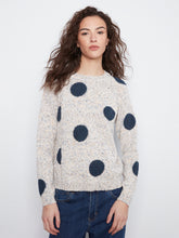 Polka Dot Crew Neck Sweater