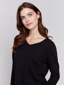 V-Neck Basic Sweater