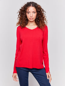 V-Neck Basic Sweater