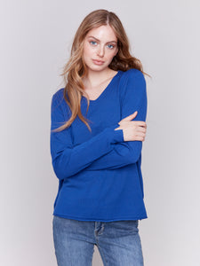 V-Neck Basic Sweater