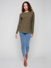 Lace Up Sweater