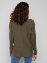Lace Up Sweater