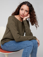 Lace Up Sweater