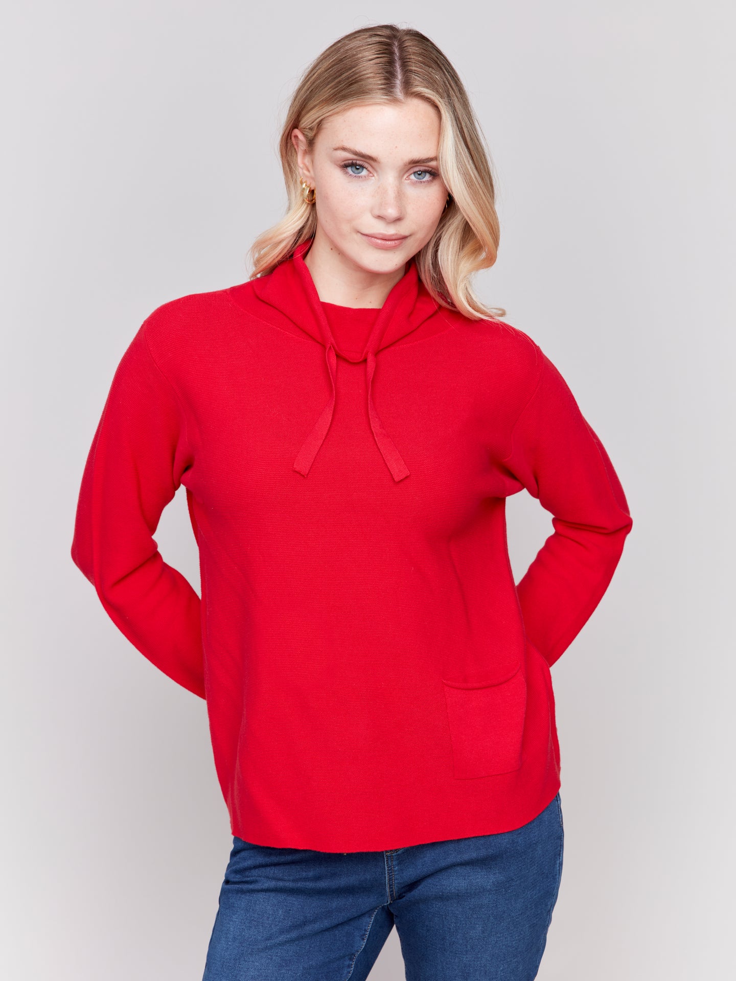 Ottoman Mock Neck Sweater