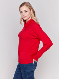 Ottoman Mock Neck Sweater