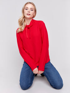 Ottoman Mock Neck Sweater