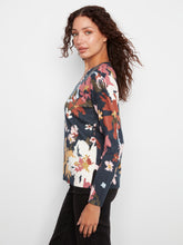 Plushy Print Knit Top
