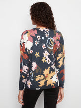 Plushy Print Knit Top