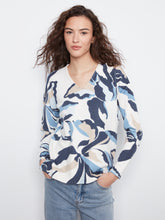 Plushy Print Knit Top