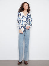 Plushy Print Knit Top